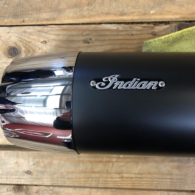 Indian 1250 Scout original exhaust silencer